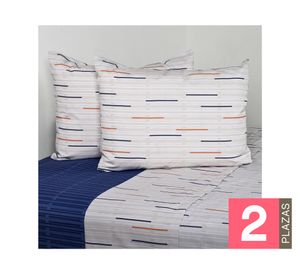 Sábanas 2 plazas 144 hilos Trazos beige