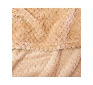 Frazada Popcorn amarillo 2 plazas