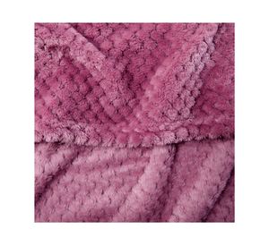 Frazada Popcorn burdeo 2 plazas