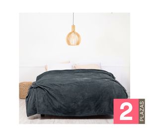 Frazada Popcorn marengo 2 plazas