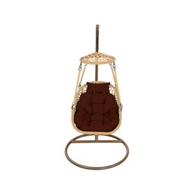 Silla colgante Nipona caramelo café