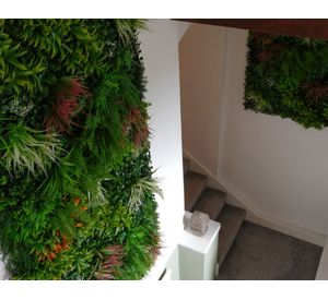 Jardín vertical Natural verde 5 cm 100x100 cm