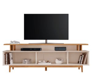 Rack TV 70" Siena off white/café claro