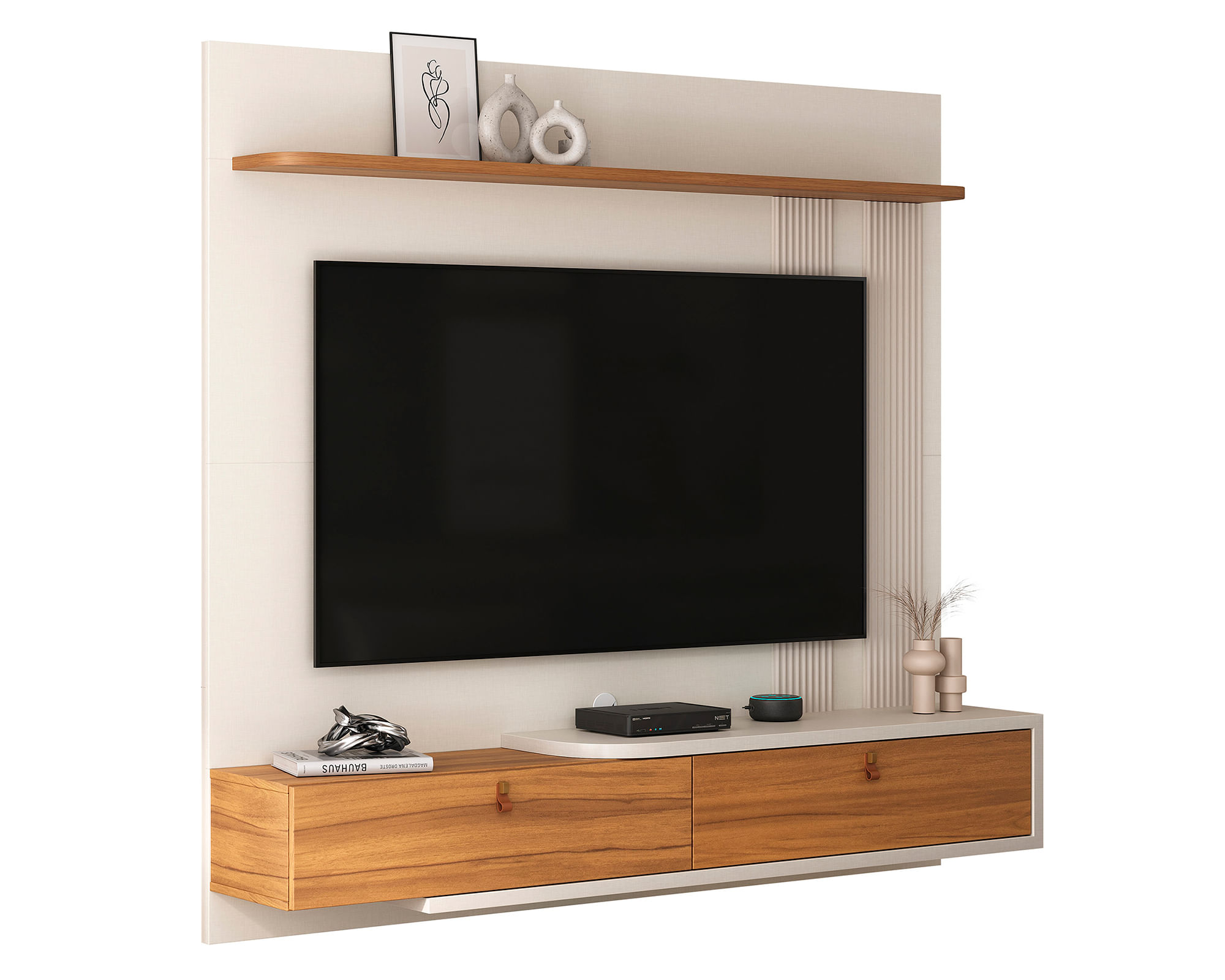 Home Mobili Panel TV 65" Dallas café/off white