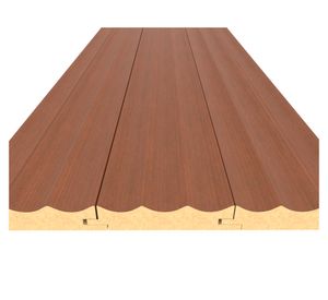 Revestimiento muro Wengué 15 mm 14x240 cm