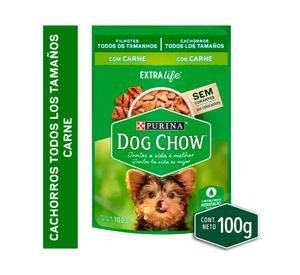 Alimento húmedo cachorro sabor carne 100 g