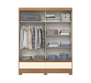 Clóset 2 puertas 2 cajones Aura 200x160x48.5 cm