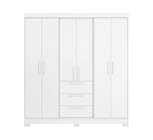 Clóset 6 puertas 3 cajones Martina 206.5x182.4x46.1 cm