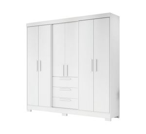 Clóset 6 puertas 3 cajones Martina 206.5x182.4x46.1 cm