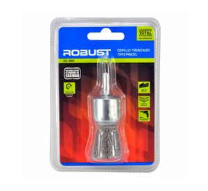 Cepillo trenzado tipo pincel 22 mm