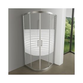 Shower curvo Elegant líneas rectas transparente 185x90x90 cm