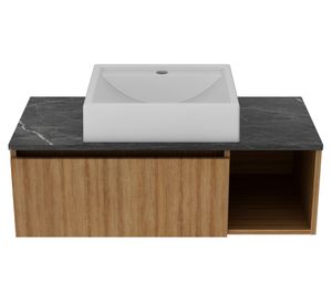 Mueble baño aereo Almendra 1 puerta