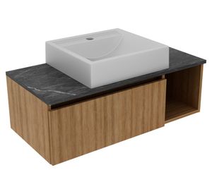 Mueble baño aereo Almendra 1 puerta