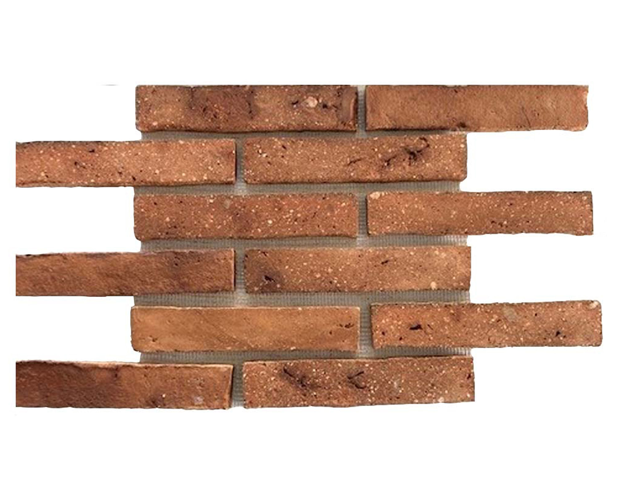 Malla enchape Rustico ladrillo 70x40x2 cm