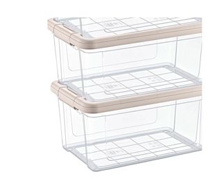 Caja organizadora 9 lt apilable 3 piezas