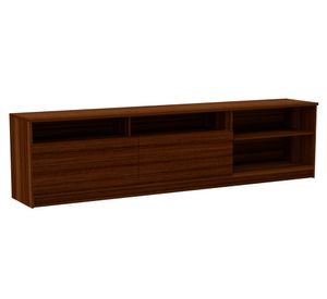 Rack TV 70" 2 Repisas chocolate