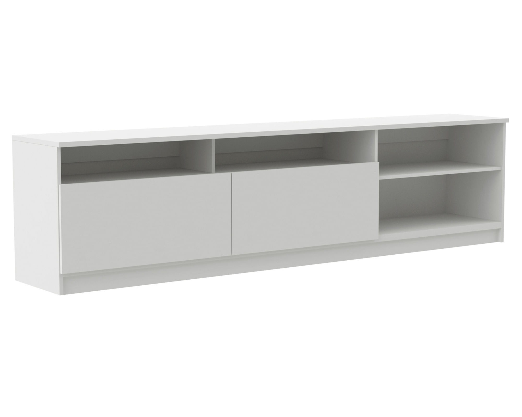 Genérico Rack TV 70" 2 Repisas blanco.