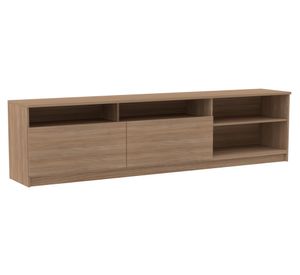 Rack TV 70" 2 Repisas nogal