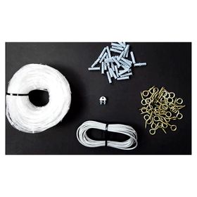 Kit malla seguridad balcón/ventanas 2x2 m