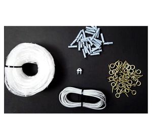 Kit malla seguridad balcón/ventanas 2x2 m