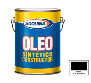 Óleo sintético constructor negro 1 galón