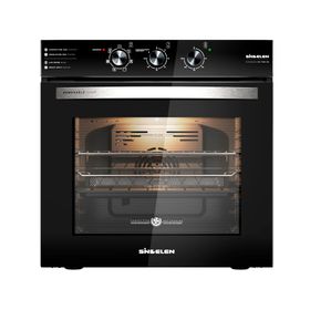 Horno eléctrico empotrable Airfryer HE-7500NG negro 73 lt