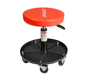 Asiento ajustable mecánicos rojo/negro