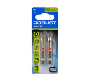 Punta Phillips PH2 50 mm 2 piezas