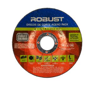 Disco corte acero inoxidable 115 mm 5 piezas