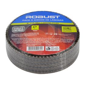 Disco Flap Grano 120 115 mm 5 piezas