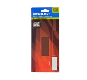 Lija sin agujero Grano 80 230x93 mm 5 unidades