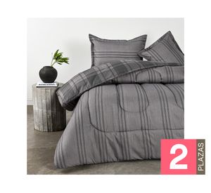 Plumón Squard gris 2 plazas