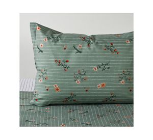 Juego sábanas 1.5 plazas 144 Hilos Sarah Aqua verde