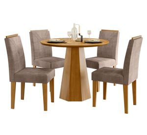 Comedor 4 personas redonda Isadora