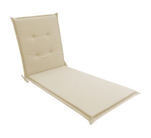 Cojín reposera Liso crudo 60x195 cm