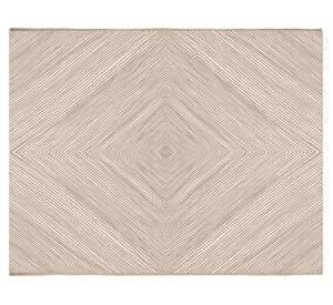 Alfombra Flatweave Flox lines 180x120 cm