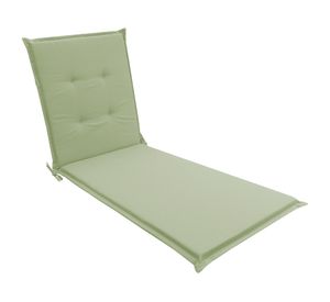 Cojín reposera Liso verde 60x195 cm