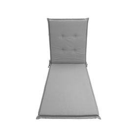 Cojín reposera Liso gris 60x195 cm
