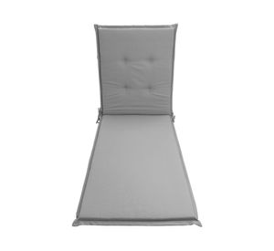 Cojín reposera Liso gris 60x195 cm