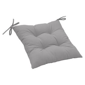 Cojín asiento Liso gris 45x45 cm