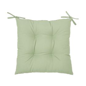 Cojín asiento Liso verde 45x45 cm