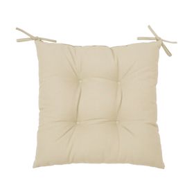 Cojín asiento Liso crudo 45x45 cm