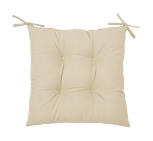 Cojín asiento Liso crudo 45x45 cm