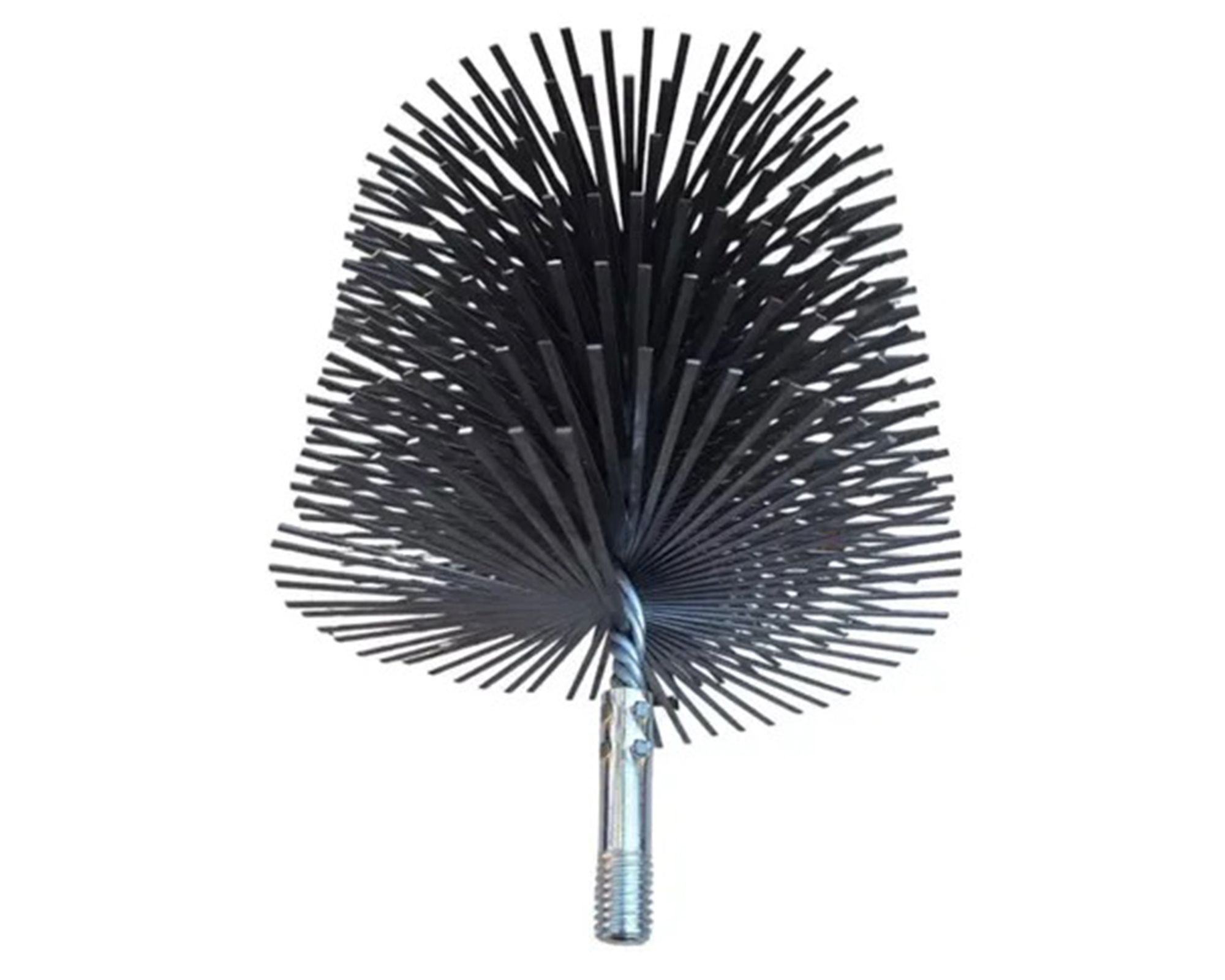 Vitahaus Escobilla de limpieza acero para chimenea 6''