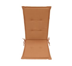 Cojín asiento respaldo Liso terracota 43x110 cm
