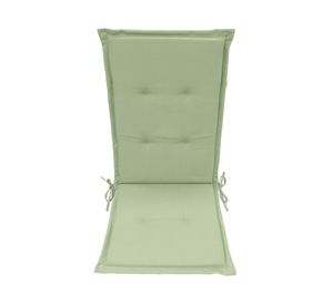 Cojín asiento respaldo Liso verde 43x110 cm