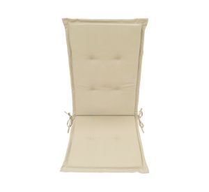 Cojín asiento respaldo Liso crudo 43x110 cm