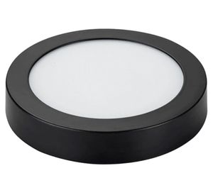 Panel LED sobreponer 18W luz fría redondo 10 unidades