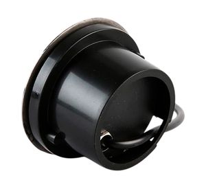 Foco piso LED 3W luz cálida negro