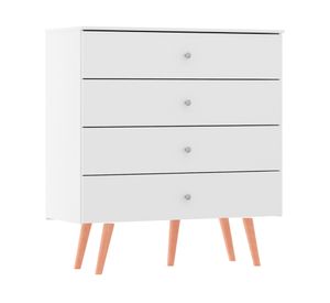 Cómoda blanco 4 cajones